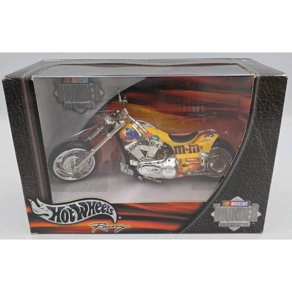 Hot Wheels Racing THUNDER RIDES M&Ms Bike 1:18 2002 #36 Ken Schrader 55735